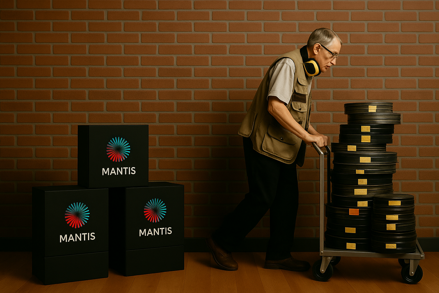 Representation of video data being analyzed